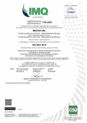 Certificato Iso 9001_1182.2020