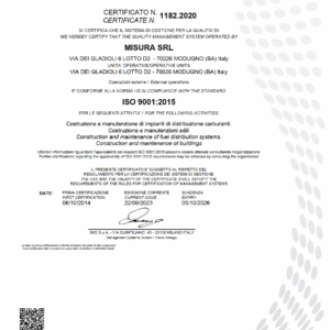 Certificato Iso 9001_1182.2020