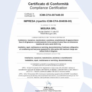 ICIM-CFA-007449-00 MISURA SRL